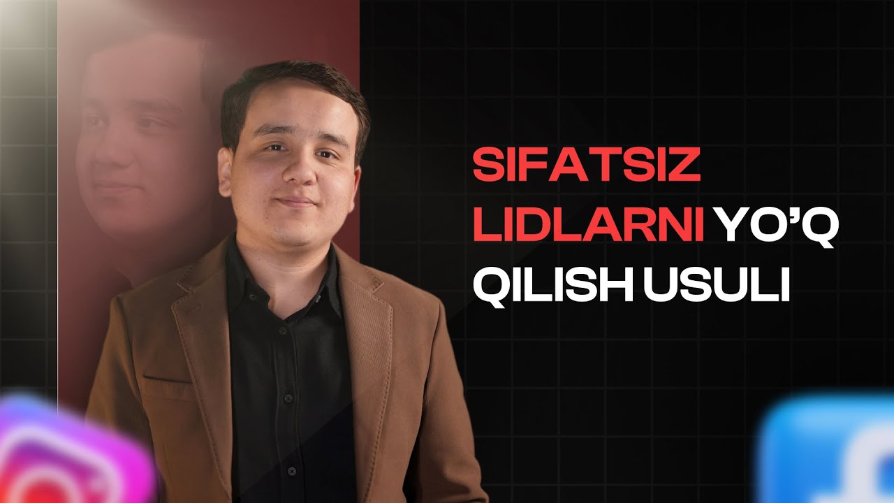 SIFATSIZ LIDLARNI YO'Q QILISH USULI - 10 daqiqada qanday qilishni o'rganing. Zabihulloh Fathullayev