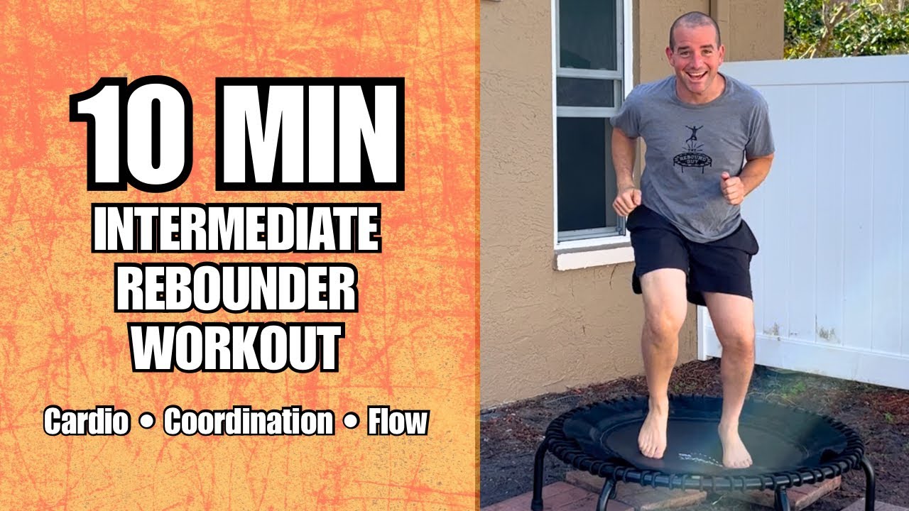 10 Minute Intermediate Rebounder Workout | Cardio, Coordination & No-Rest Flow
