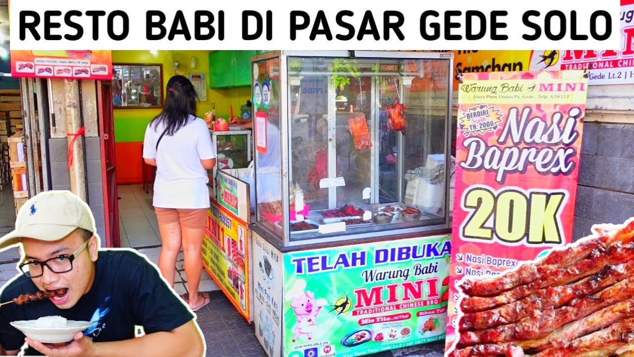 KULINER NON HALAL DI SOLO | RESTO BABI PANGGANG DI PASAR GEDE SOLO