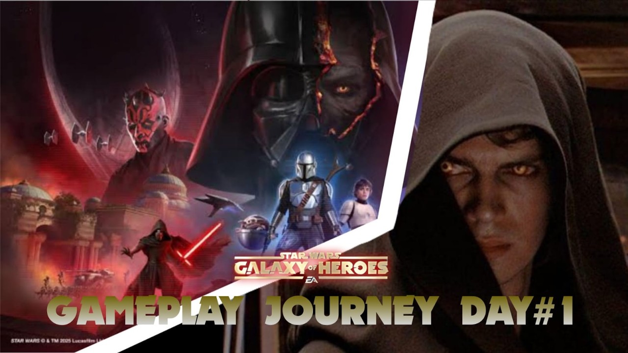 Day #1 Lord Vader farming Star Wars: Galaxy of Heroes | Promising start of the journey