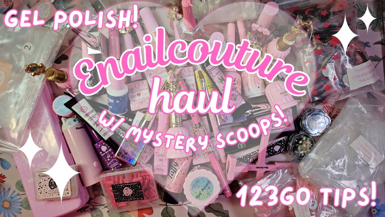Enailcouture Product Haul!!✨| Enailcouture Mystery Scoop | Nail Supplies Haul | Gel Polish Haul