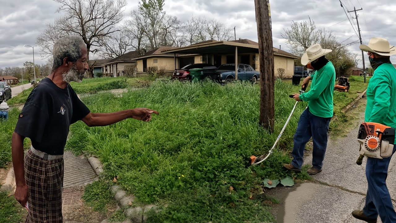 He REFUSED Our OFFER, Then CHANGED His Mind LAST MINUTE- FREE Yard MAKEOVER