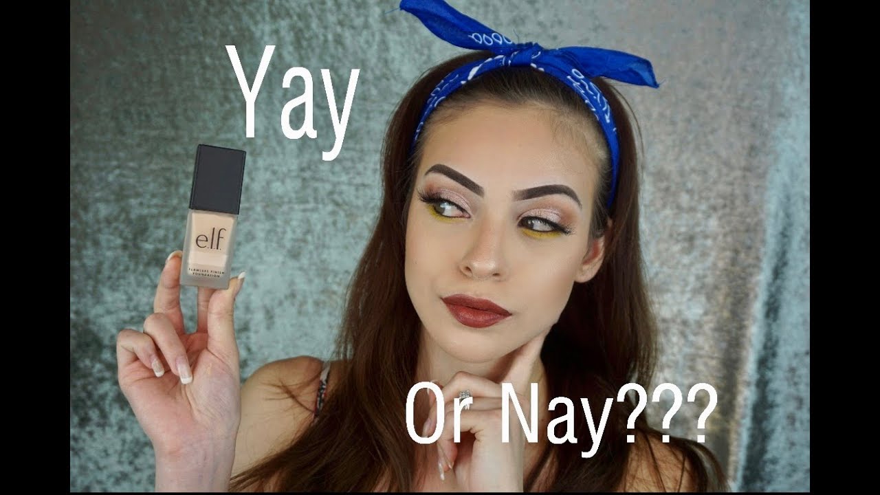 ELF FLAWLESS FINISH Foundation Review || Iliana's Vanity