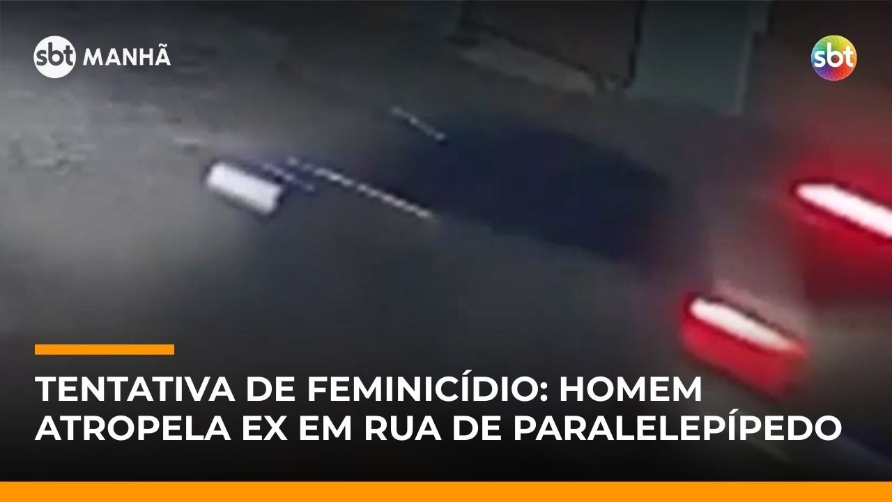 Homem atropela e arrasta ex por 400 metros após não aceitar fim de relacionamento | #SBTManhã