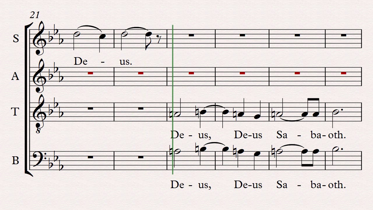Faure's Requiem 3 Sanctus Alto