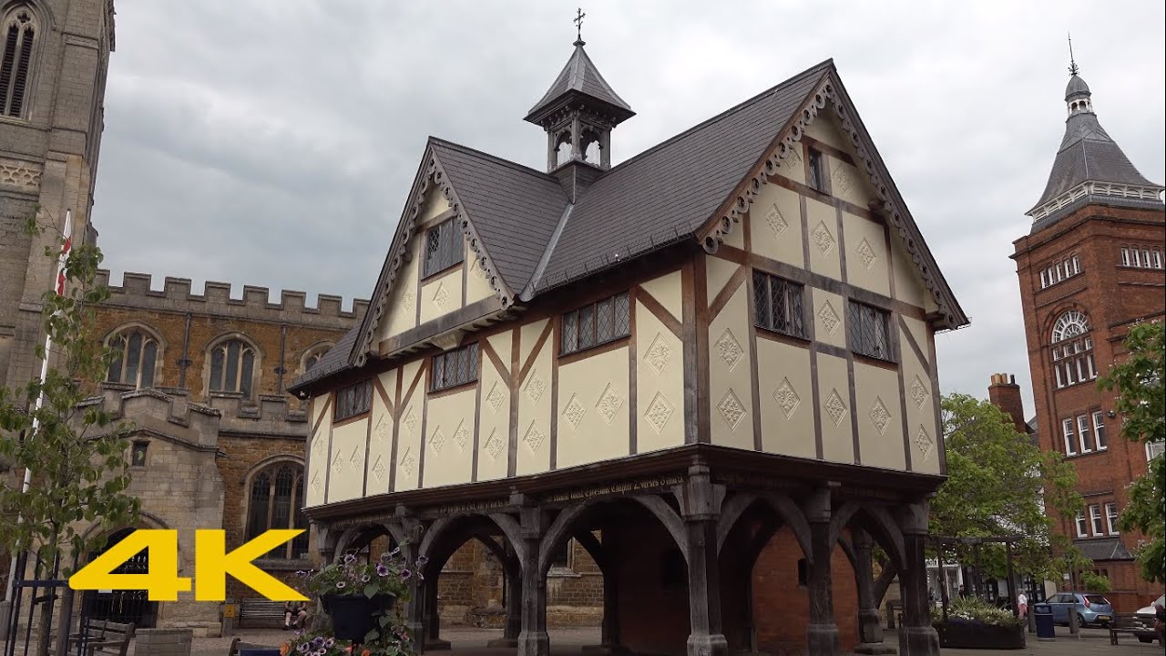Market Harborough Walk: Town Centre【4K】