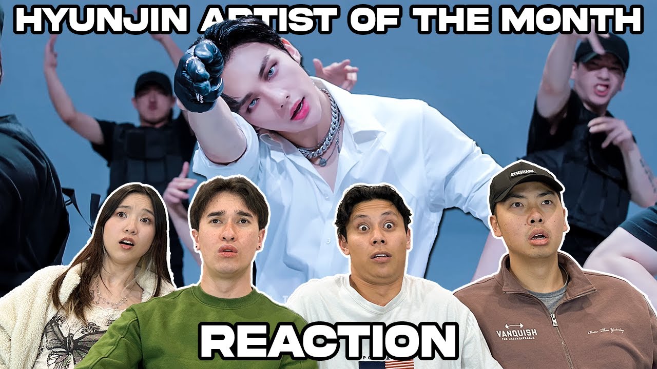 Stray Kids HYUNJIN(현진) [Artist Of The Month] 'Motley Crew'  REACTION!!