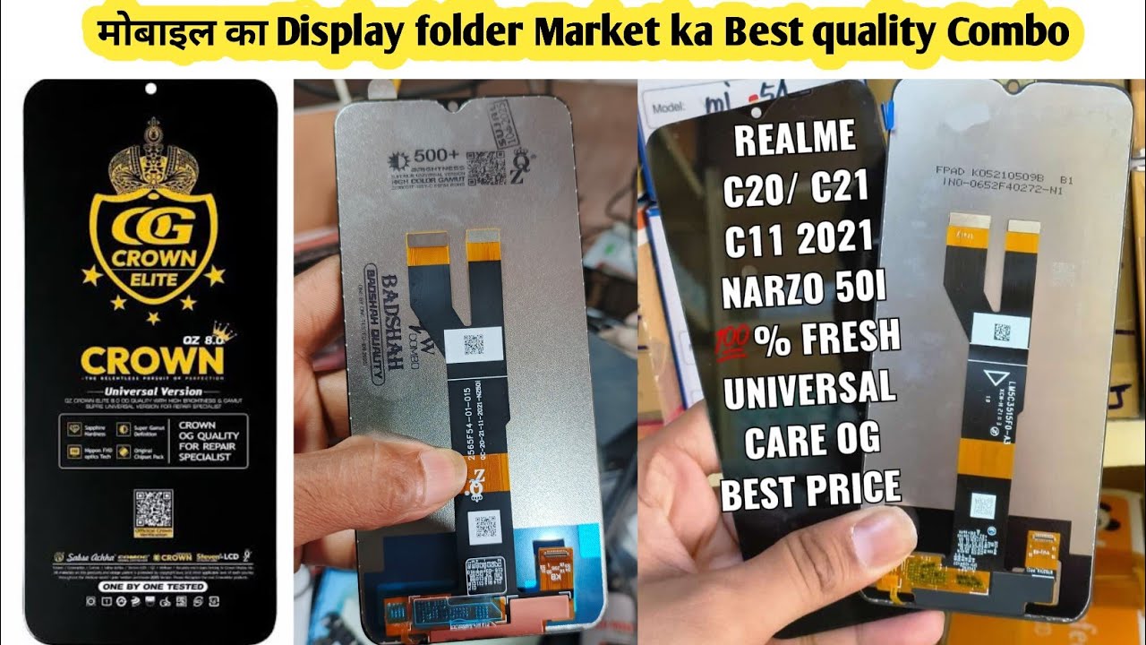 REALME C20/ C21/ C11 2021/ Narzo 50i 100% Fresh Universal Care OG Best  Quality Combo 
