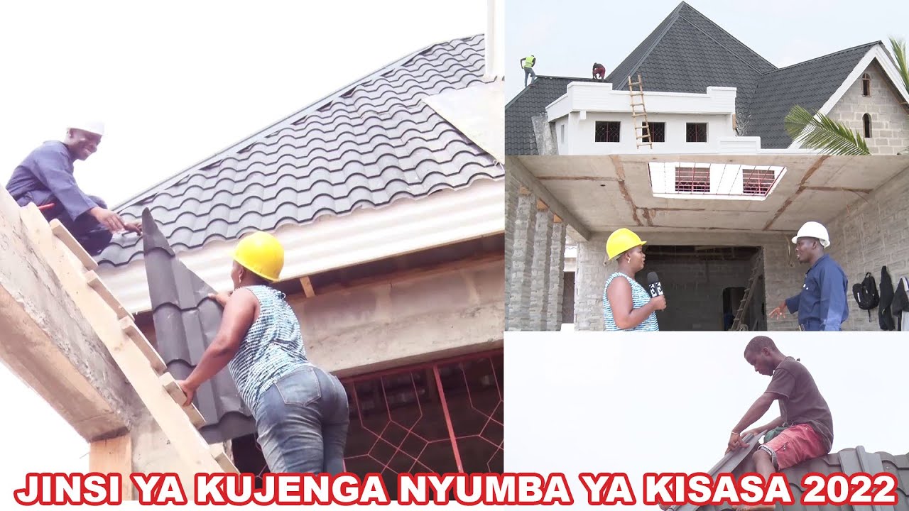 Tazama Ujenzi wa Nyumba ya kisasa mwaka 2022 | Mlango wa siri | Paa la samaki
