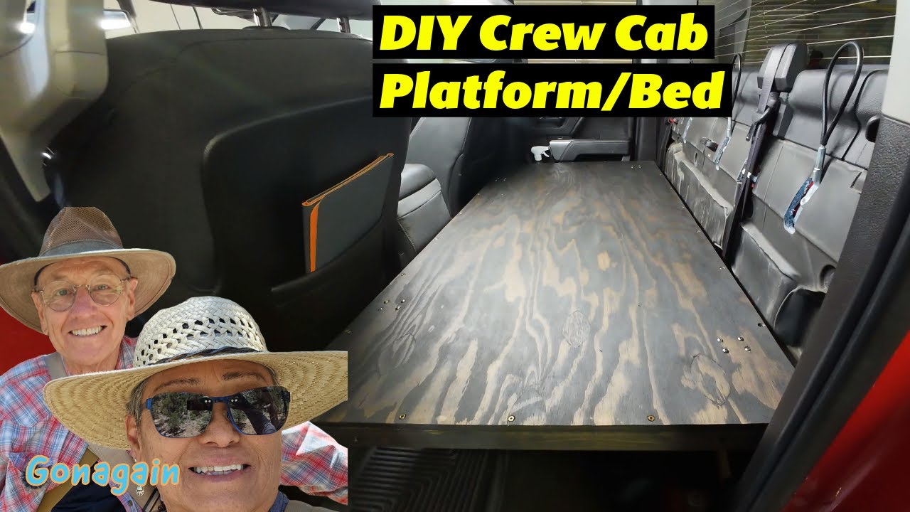 Pickup Crew Cab Rear Seat Cargo Platform/Bed - DIY