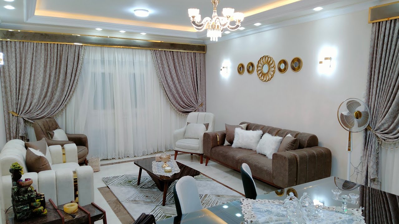 شقة عروسه دمياط الجديده اللي جايبه حلل من الدهب وكمان مفرش السرير من فستان الفرح 😅😯🌹