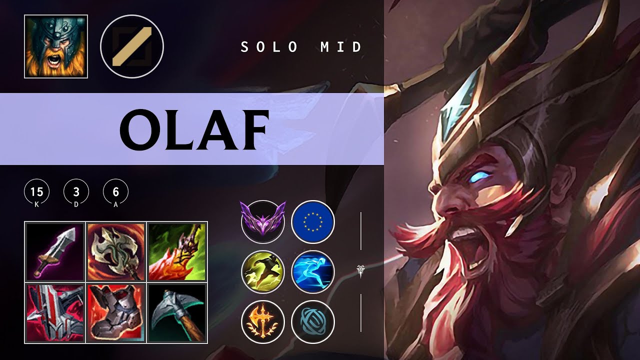 Olaf Mid vs Jayce - EUW Master Patch 25.24
