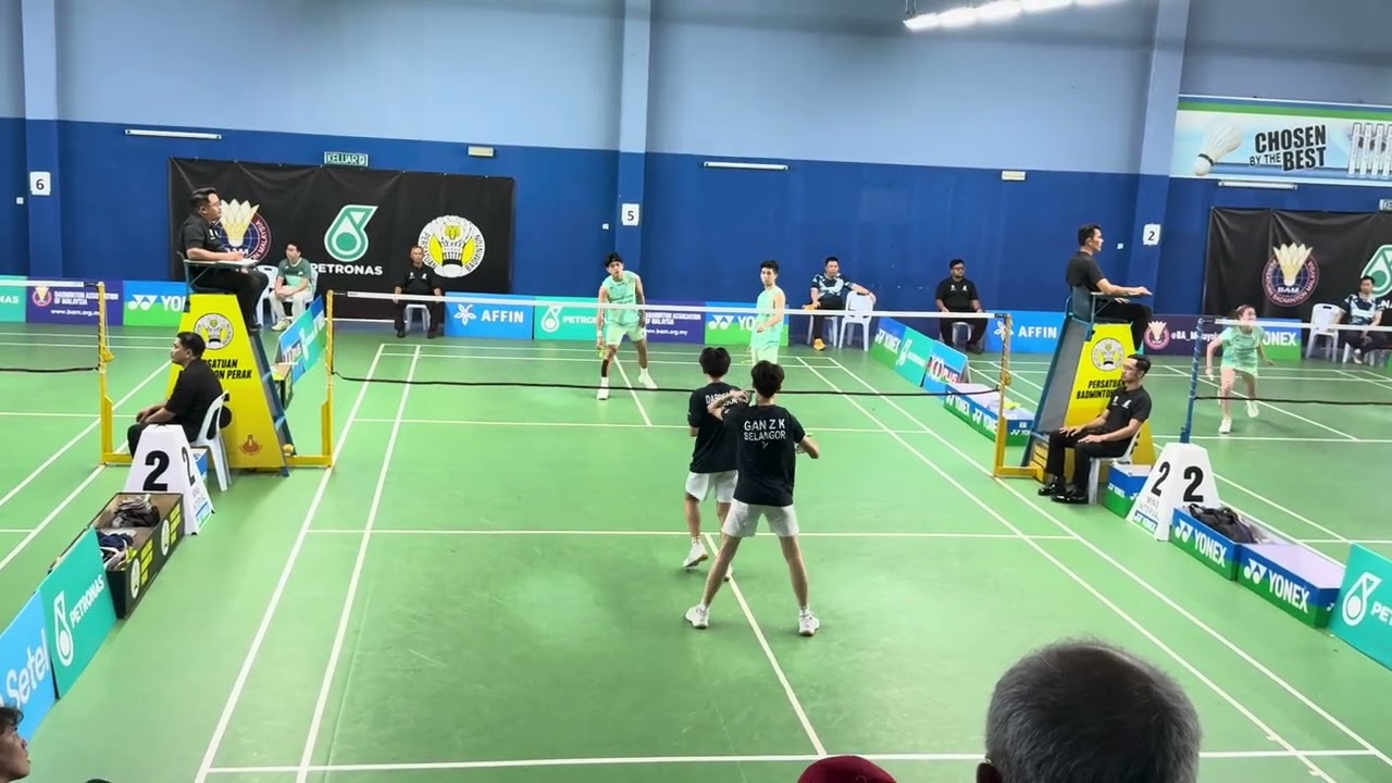 ROUND 64 MD PETRONAS U18 CHAMPIONSHIP 2025 DAMIEN LING/DATU ANIF VS GAN ZHEN KANG/DARREN NG
