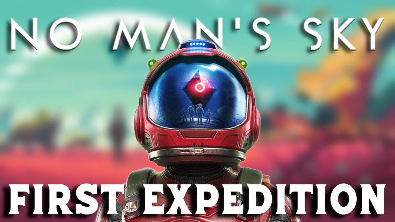 My FIRST No Man's Sky Expedition (Live)
