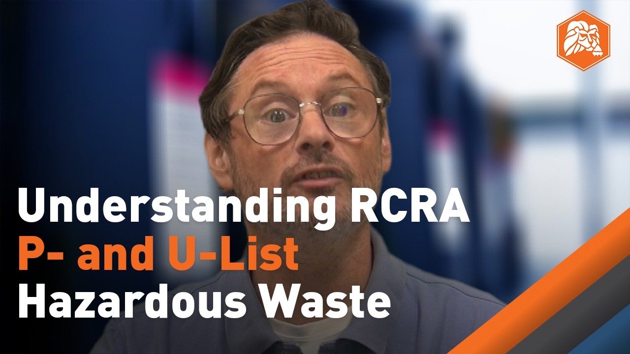 When Are Unused Chemicals Hazardous Waste? (P and U List)