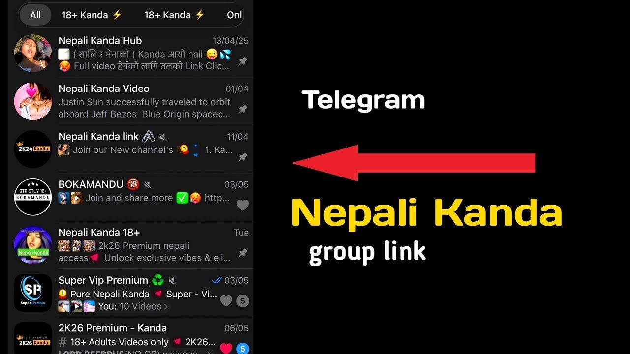 Nepali Kanda Group 2026 Telegram Link | 10+ best telegram nepali kanda group link 🔞