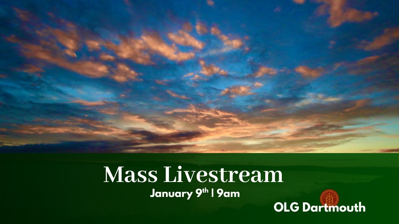 Weekday Mass on Friday January 9th at 9 am.