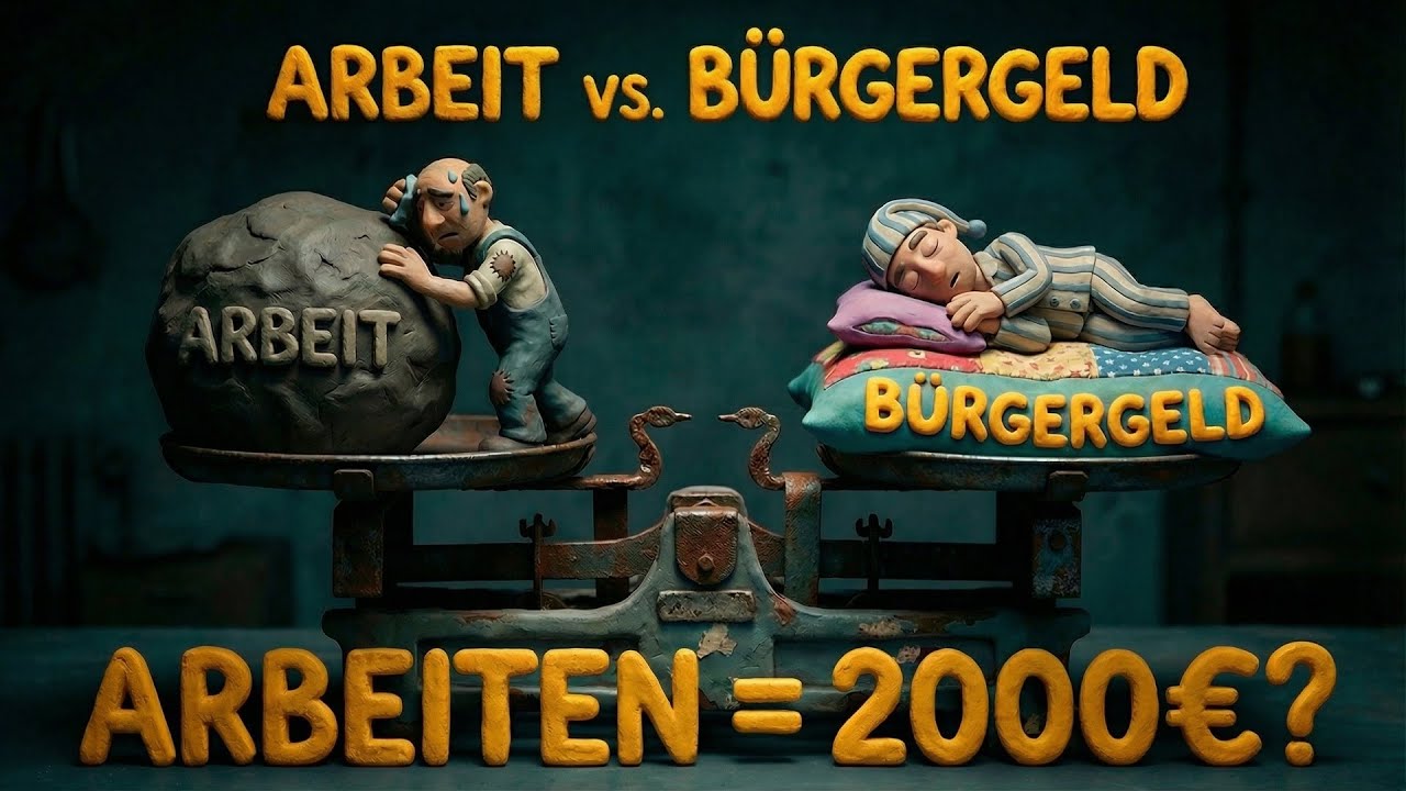 Arbeit lohnt sich nicht mehr? Bürgergeld vs. 2000€ Netto (Die Abrechnung)