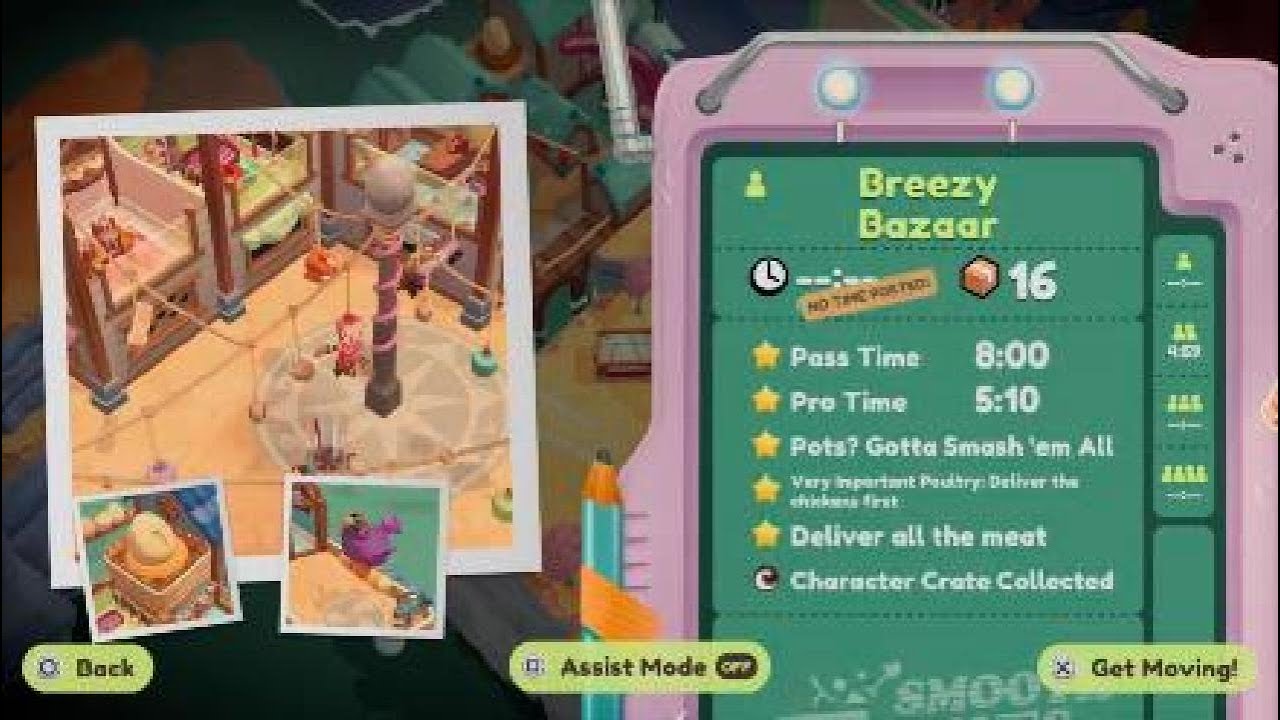 Moving Out 2 Breezy Bazaar All Optional Objectives