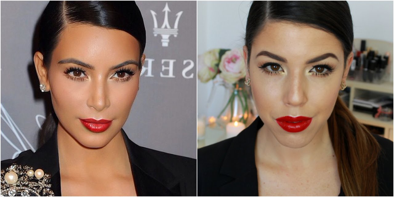 איפור קים קרדשיאן קלאסי ♥ Kim Kardashian Classic Makeup Tutorial