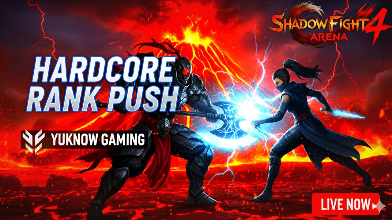 DAY 361 || Hardcore Rank Push 🫸🔥🫷 Ho Gaya Fusss! #shadowfight4live #Shadowfight4 #shadowfight