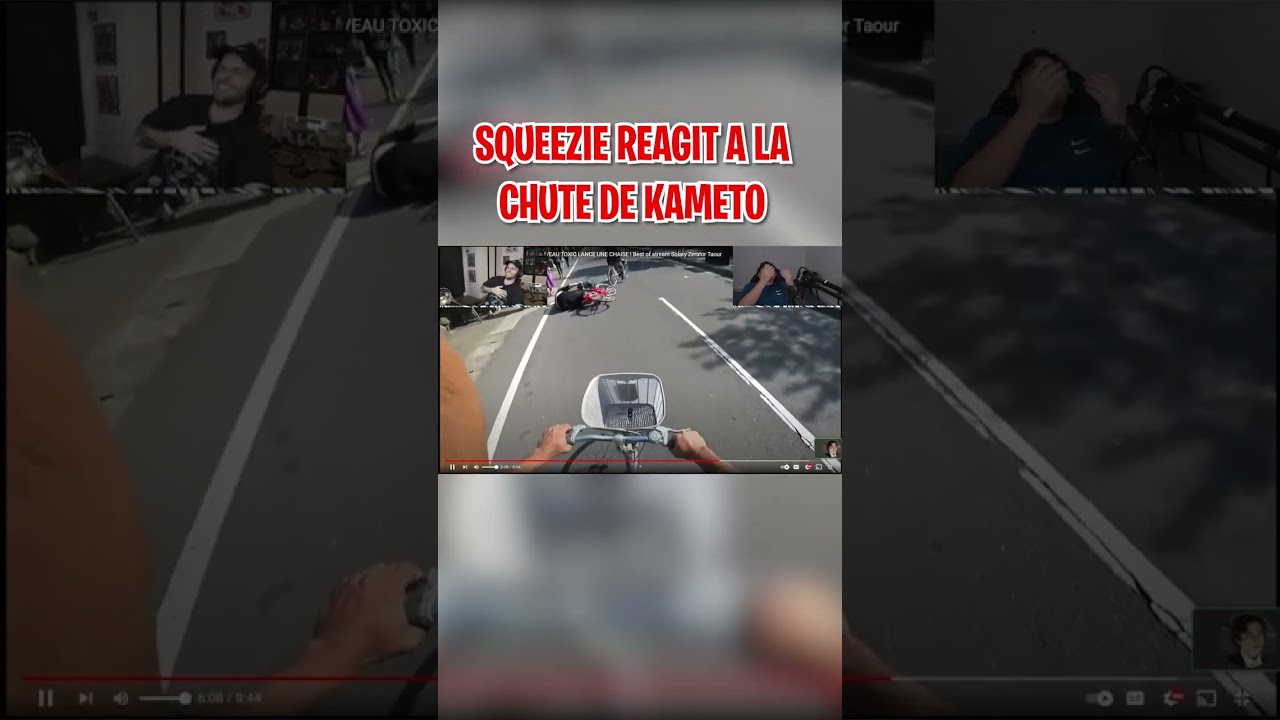 Squeezie reagit a la chute de kameto 