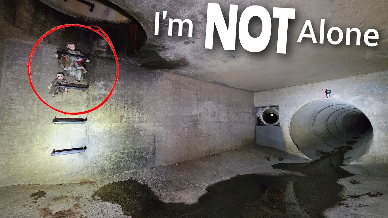 Someone FOLLOWED Me Into Creepy Tunnel System Leading to Confrontation 