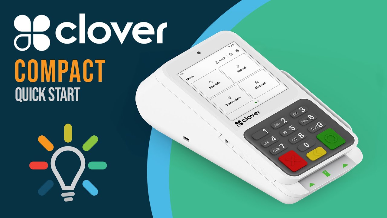 How to Setup Clover Compact Brilliant POS