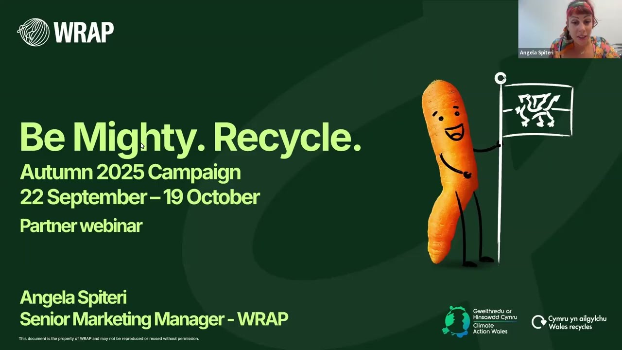 Be Mighty. Recycle. food waste prevention and recycling campaign – Partner webinar