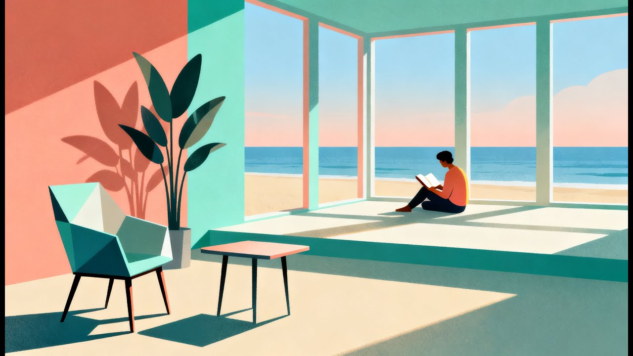 ☀️ Seaside Quiet Lounge: Relax & Focus Music — Jazz + Bossa Nova