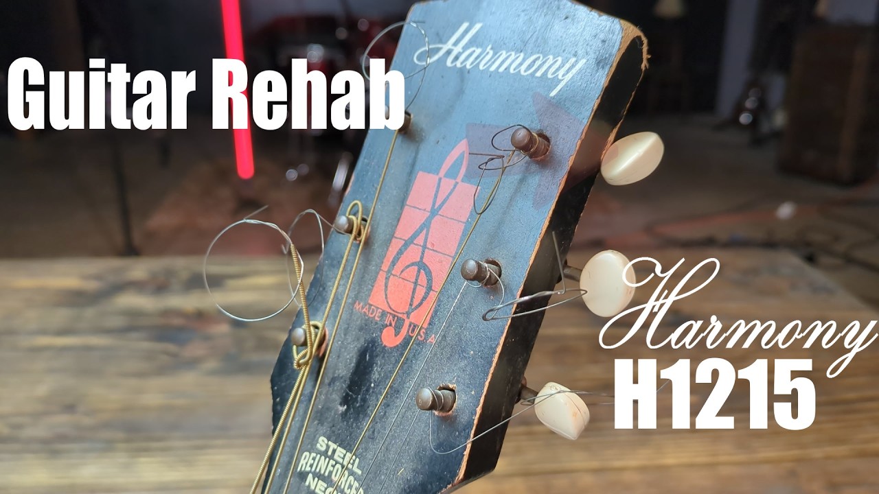 Harmony Guitar Neck Reset and Rehab