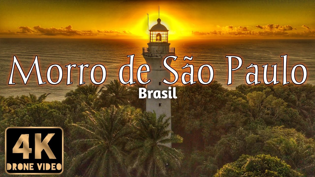 Morro de São Paulo, Bahia, Brasil 4K HDR Drone