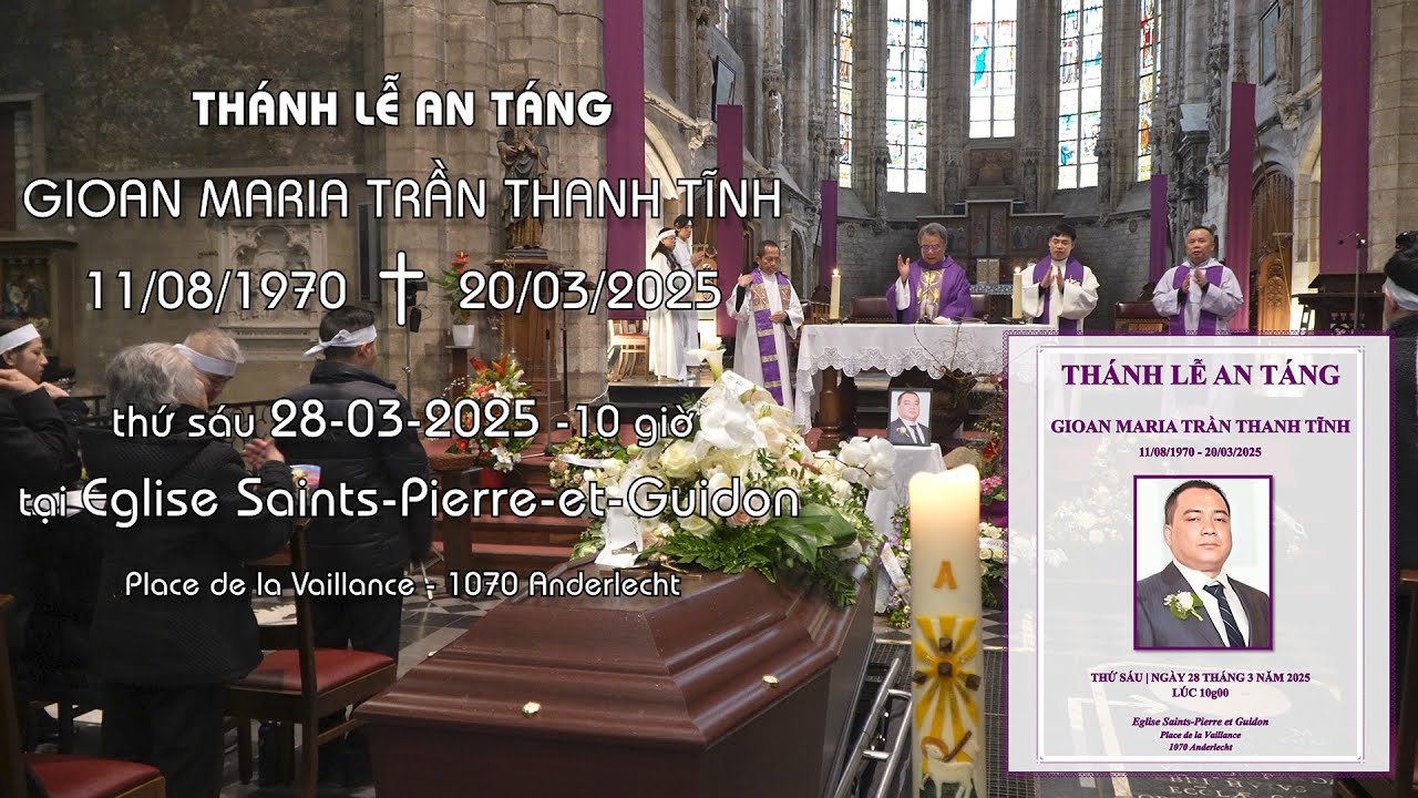 Thánh Lễ Tạ Ơn và cầu nguyện cho Gioan Maria | Anderlecht 28/03/2025