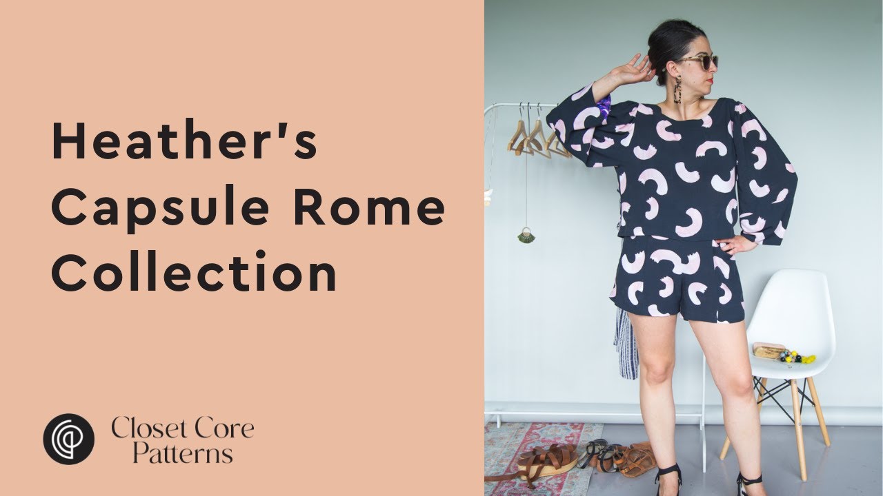 Heather Lou's capsule Rome Collection wardrobe