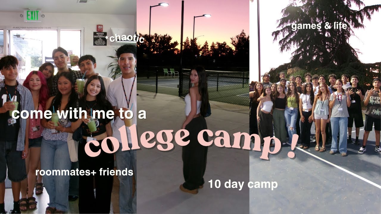 a summer COLLEGE CAMP VLOG 📚|| friends, games, lifestyle
