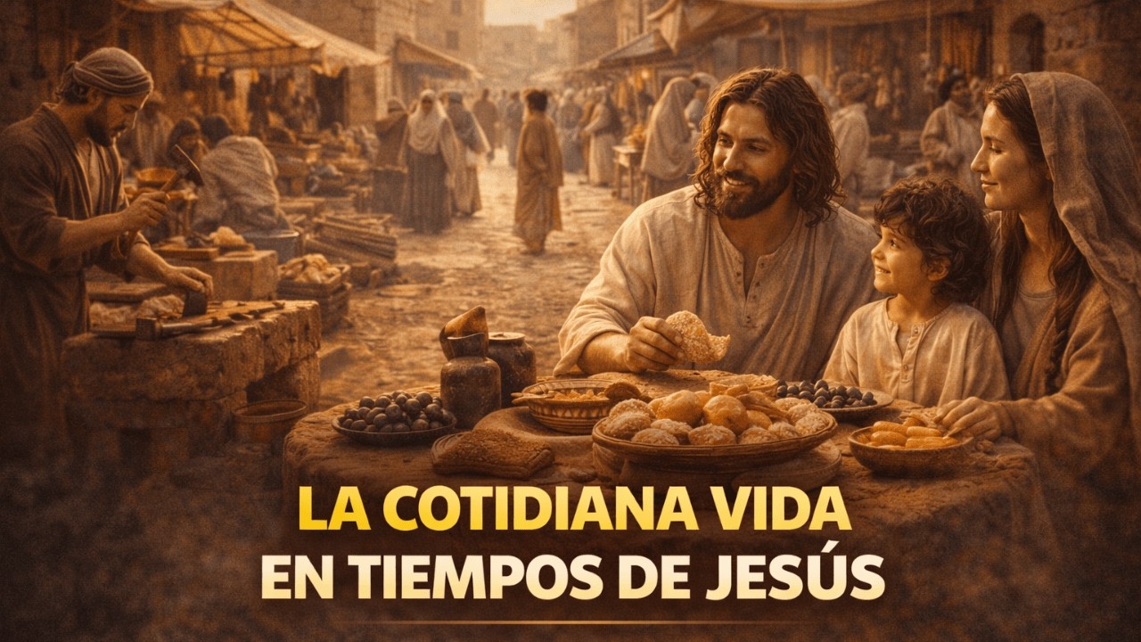Un día en tiempos de Jesús: comida, calles, trabajo y costumbres