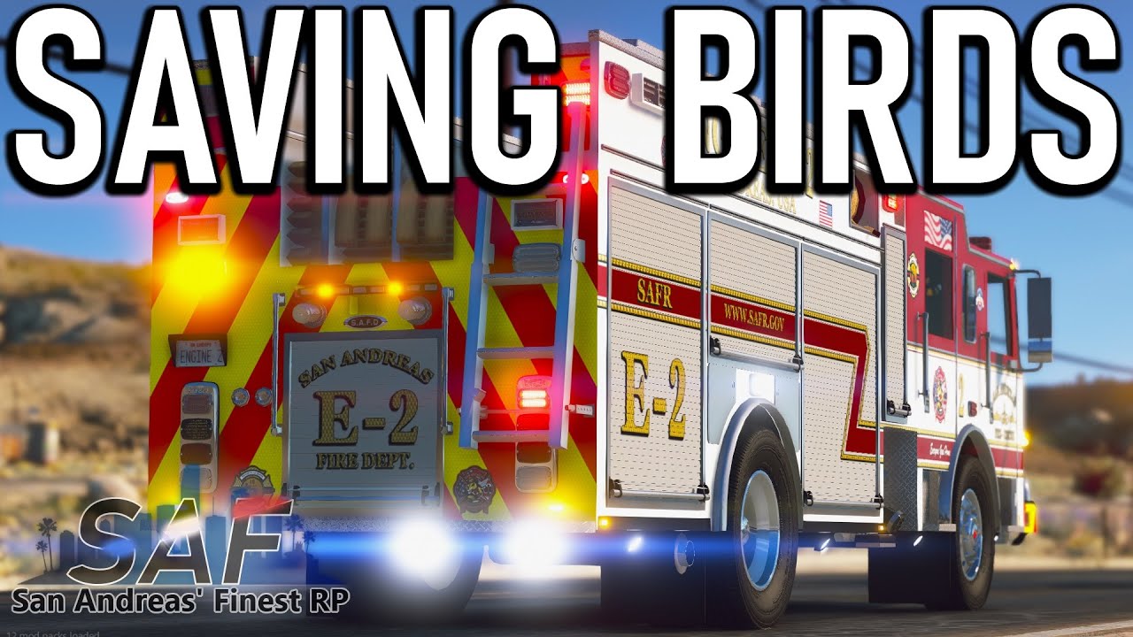 ☣️ SA'F #608 - Rescuing Birds From A Car | GTA V RP