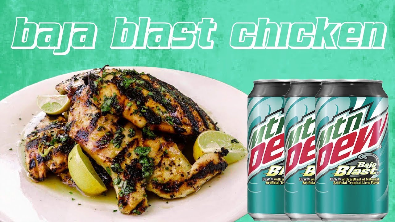 Mountain Dew Baja Blast Grilled Chicken!