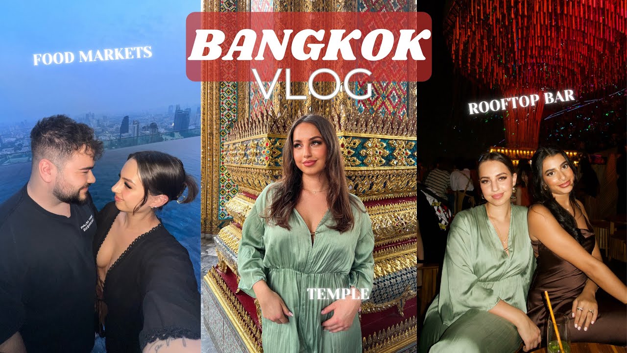 KRASSESTE Rooftop Bar 💖, Night Markets 🍡✨, Touri-Kram - 1. Mal in BANGKOK 😍 | TRAVEL VLOG