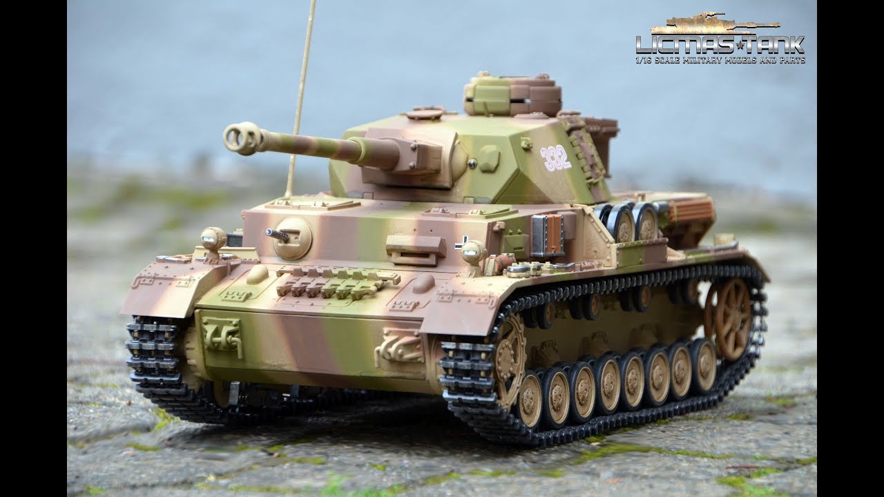 RC Panzer 4 Ausf. G Taigen 2.4 GHz Sommertarn Metall Edition licmas-tank Weserbergland