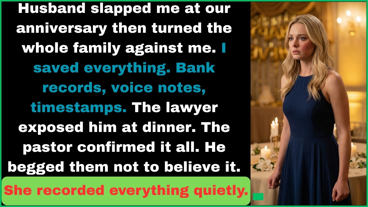 MY HUSBAND SLAPPED ME AT OUR 25TH ANNIVERSARY — THE PASTOR SAID, HE CONFESSED #revenge #familydrama
