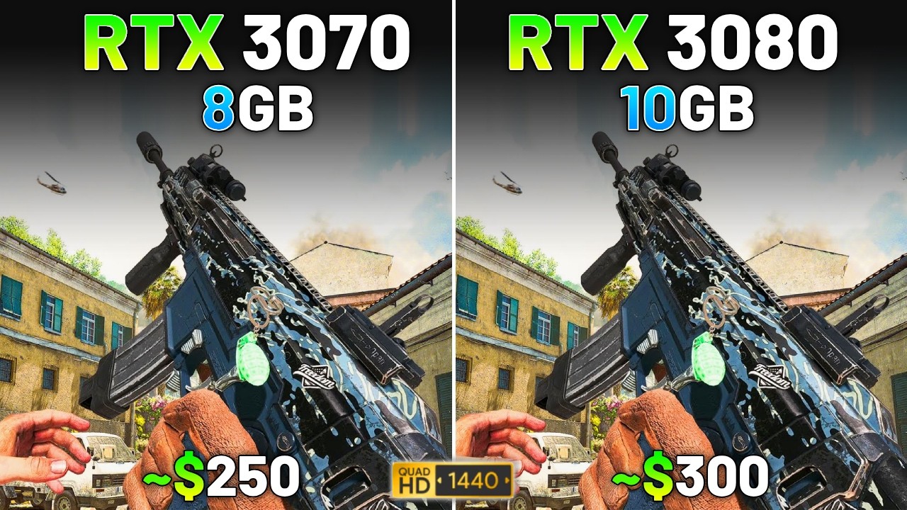 RTX 3070 vs RTX 3080 in 2026 | Test in 15 Games | 1440p