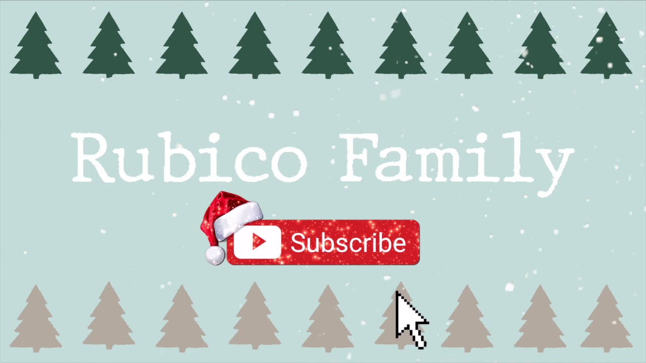 VLOGMAS INTRO 2020 | Rubico Family