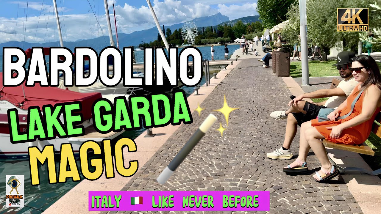 Bardolino, Lake Garda - Walking Tour (4K UHD) *NEW* Italy (2025) PROWALK TOURS
