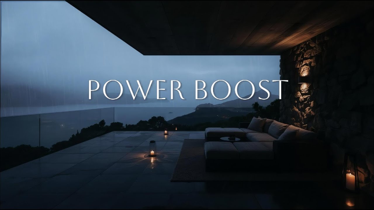 Focused Work Sessions in a Rainy Lake with Calm Deep Work Music – Minimal Ambient Clarity Sound