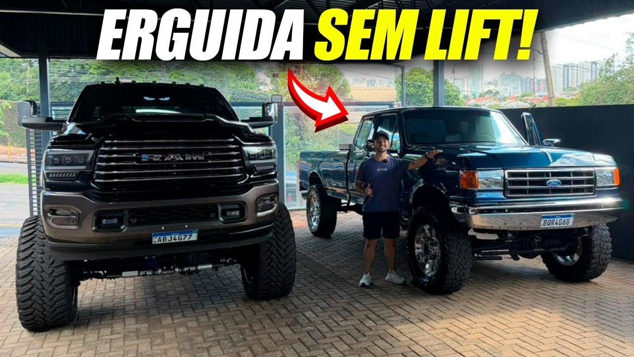 FORD F1000 CE LONGBED COM MOTOR MWM 6 CIL E MECÂNICA DE F-250 MAXPOWER!