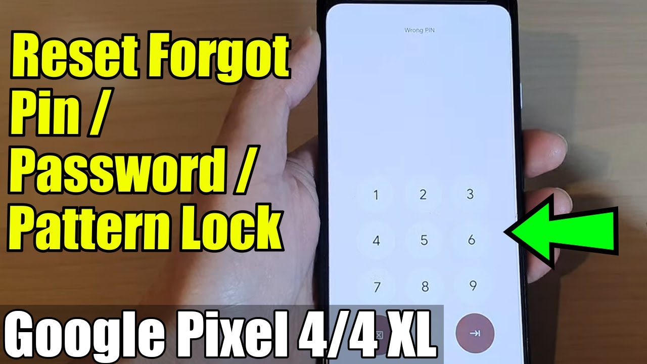 Pixel 4/4 XL/4a: как сбросить забытый PIN-код/пароль/графический ключ
