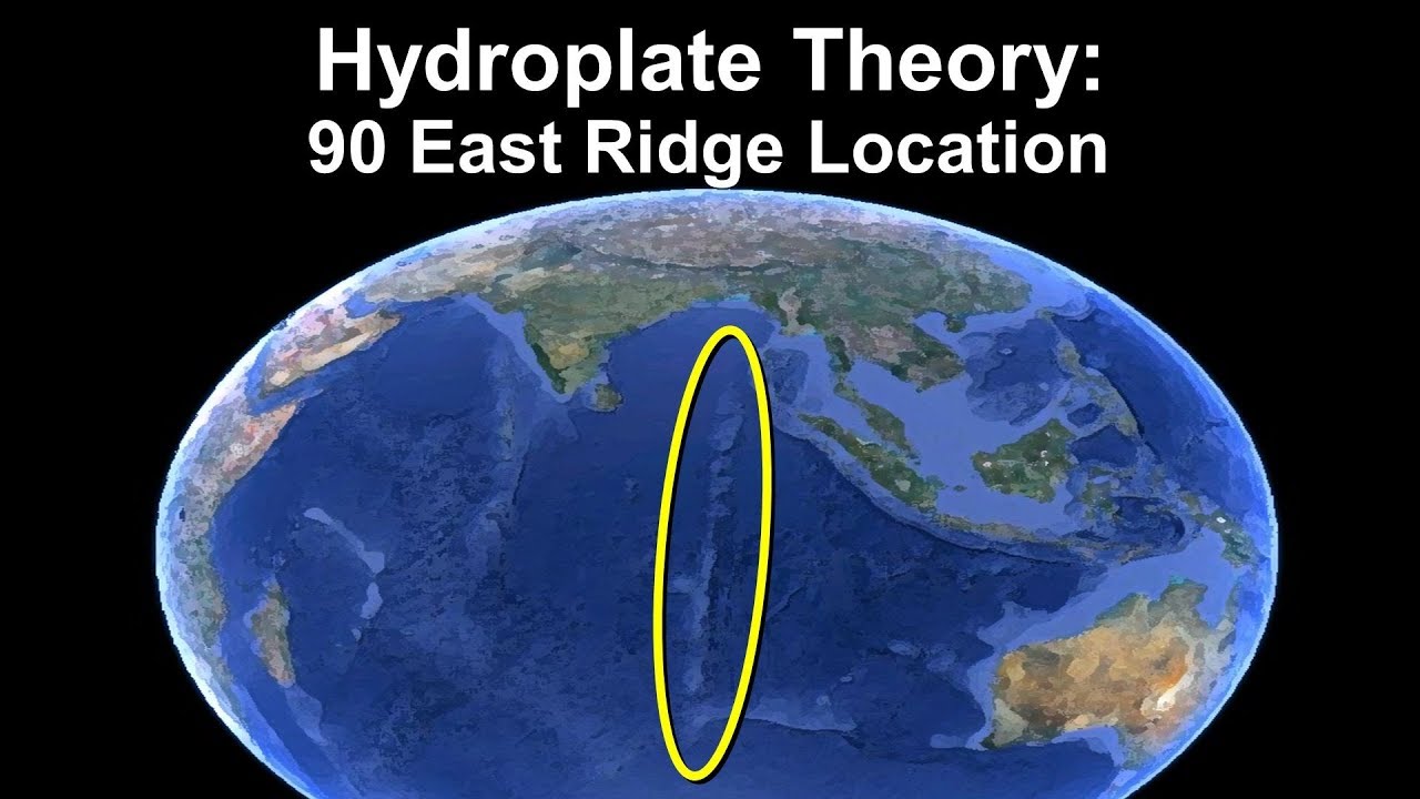 Hydroplate Theory: The 90 East Ridge Location (now w/ CC)