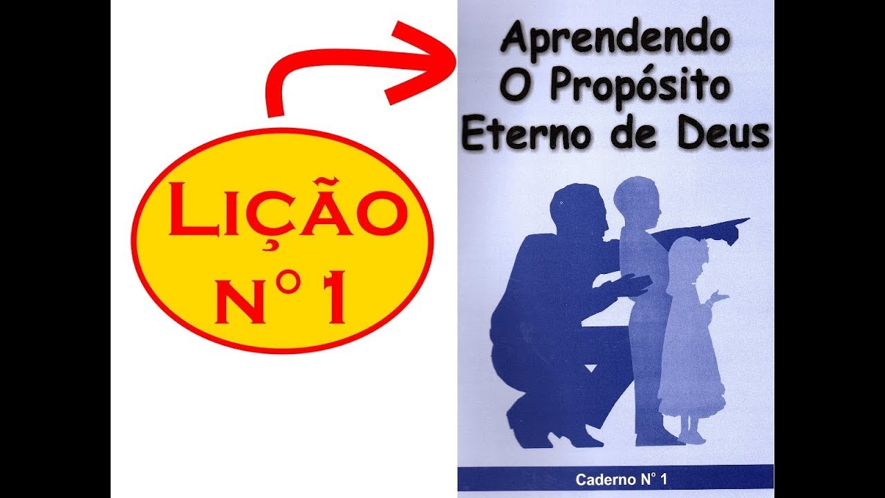 Livreto 1 Capítulo 1/4, Série Aprendendo o Propósito Eterno de Deus.
