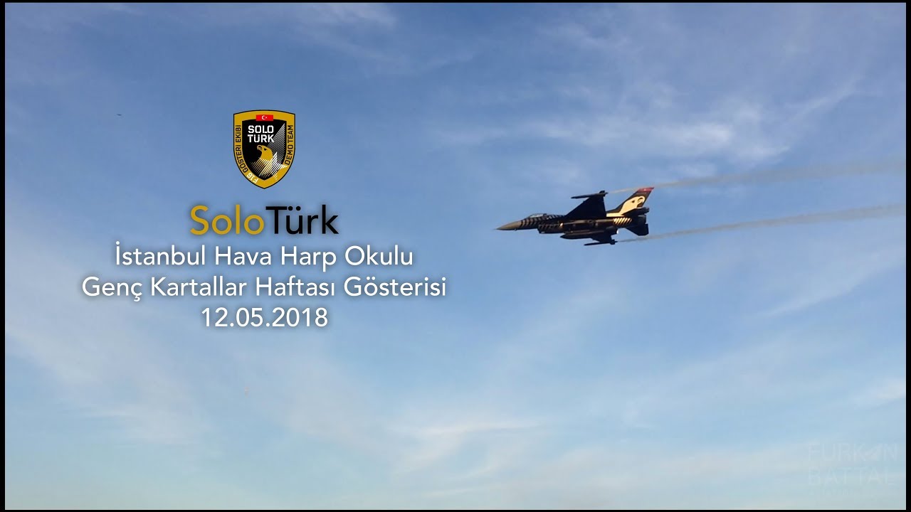 SOLOTÜRK - İstanbul Hava Harp Okulu Genç Kartallar Haftası Gösteri Uçuşu